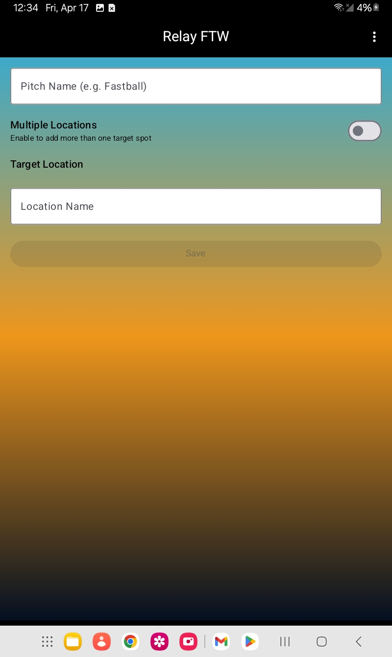 Step 3: Add Pitch Screen