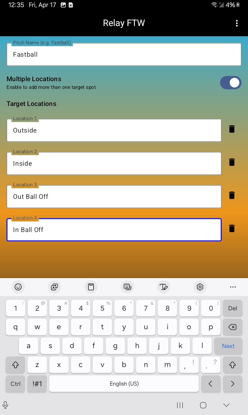 Step 4: Location Configuration